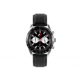 Correa de reloj Jacques Lemans F5018 Cuero Negro 26mm