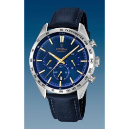 Correa de reloj Festina F16844 Cuero Azul