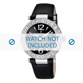 Festina correa de reloj F16645-4 Cuero Negro