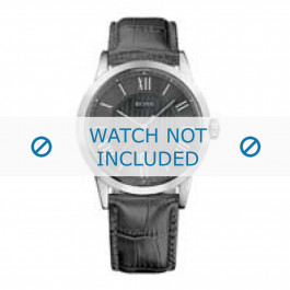 Hugo Boss correa de reloj HB-85-1-14-2186 / 1512430 / HB659302187 Cuero Gris + costura gris