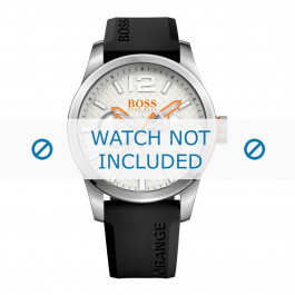 Hugo Boss correa de reloj HO1513453 Caucho Negro