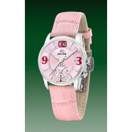 Correa de reloj Jaguar J624-3 Cuero Rosa 17mm