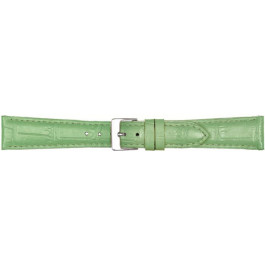 Correa de reloj Poletto 454.08.20 Cuero Verde claro 20mm