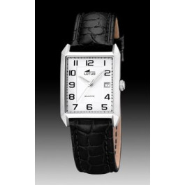 Correa de reloj Lotus 15625.1 Cuero Negro
