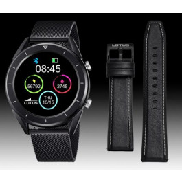 Correa de reloj Lotus 50007/1 / BC10932 Cuero Negro