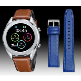 Correa de reloj Lotus 50008/1 / BC10931 Cuero Azul
