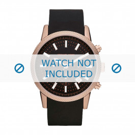 Correa de reloj Michael Kors MK8244 Caucho Negro 22mm