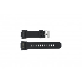 Correa de reloj Casio GLX-150-1W Silicona Negro 16mm