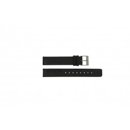 Rolf Cremer correa de reloj Spirale II Bl Cuero Negro 16mm