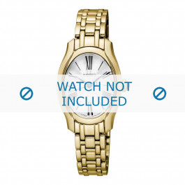 Seiko correa de reloj SXGP60P1 / 1N01 0SE0 Metal Dorado 11mm