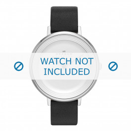 Skagen correa de reloj SKW2261 Cuero Negro