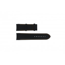 Correa de reloj Tissot T0356141605101A / T610028615 Cuero Negro 24mm