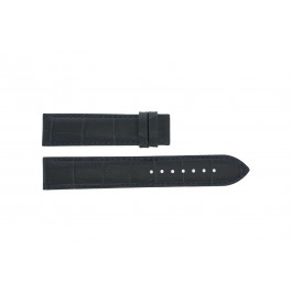 Correa de reloj Tissot T055.417.16.047.00 / T055.410.16.047.00 / T610032786 Piel de cocodrilo Azul 19mm