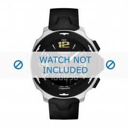 Correa de reloj Tissot T081420 T603035436 Caucho Negro 19mm