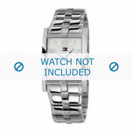 Tommy Hilfiger correa de reloj TH-38-1-14-0687 - TH679000641 / 1710150 Metal Plateado 20mm