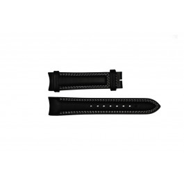 Correa de reloj Breil TW0678 Cuero Negro 22mm