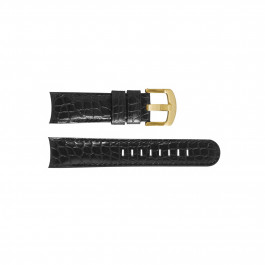 TW Steel correa de reloj TWB129 Cuero Negro 23mm + costura negro