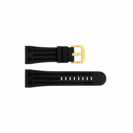 TW Steel correa de reloj TWB98 Silicona Negro 30mm