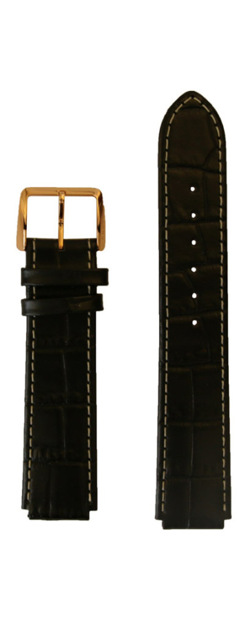 Correa de reloj Rado 115.0554.3 / R070894610 / R070894610 Cuero Negro 16mm