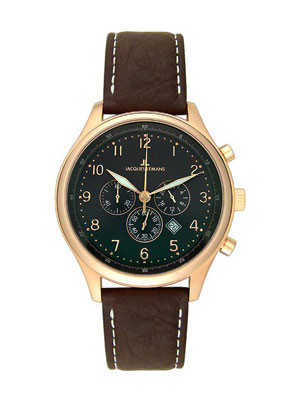 Correa de reloj Jacques Lemans 1-1120F Cuero Marrón 22mm