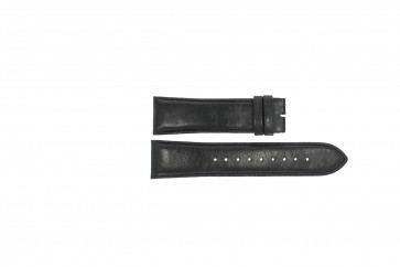 Esprit correa de reloj ES100981-40 Cuero Negro 24mm + costura negro