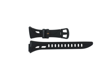 Correa de reloj Casio RFT100 / 10227753 Caucho Negro 16mm