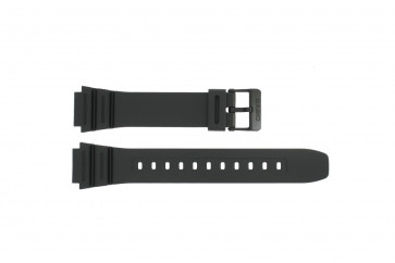 Correa de reloj Casio 10365960 Plástico Negro 18mm