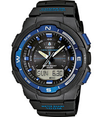 Casio correa de reloj 10431876 Plástico Negro 17mm 
