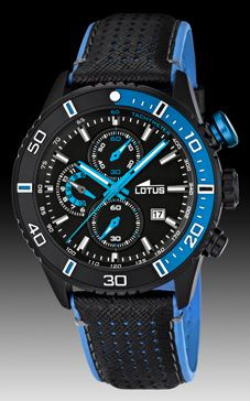 Correa de reloj Lotus 15790-2 Plástico Negro