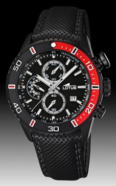Correa de reloj Lotus 15790-5 Plástico Negro 24mm