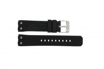 Correa de reloj Lotus 15969-1 Caucho Negro 23mm