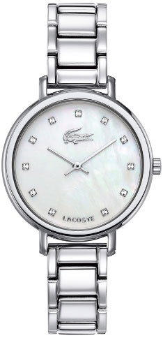 Lacoste correa de reloj 2000588 / LC-33-3-14-2200 / 2000537 / 2000625 / LC-33-3-14-2200 / LC-33-3-14-2200 Metal Acero inoxidable 14mm