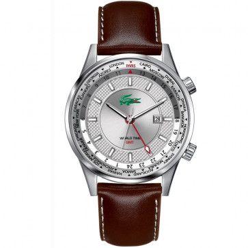 Correa de reloj Lacoste 2010411 / LC-21-1-14-0108 Cuero Marrón 22mm