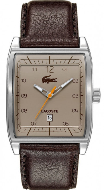 Correa de reloj Lacoste 2010561 / LC-50-1-14-2254 Cuero Marrón 25mm