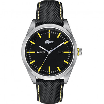 Correa de reloj Lacoste 2010596 / LC-52-1-14-2276 Cuero Negro 22mm