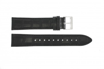 Correa de reloj Hugo Boss HB-286-1-14-2893 / HB1513369 Piel de cocodrilo Marrón oscuro 20mm