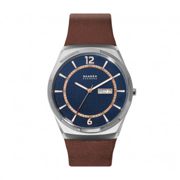 Correa de reloj Skagen SKW6574 Cuero Marrón 28mm