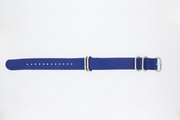 Correa de reloj Universal 409.05.20 Textil Azul 20mm