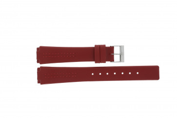 Correa de reloj Skagen 433SSLR / H433SSLR Cuero Rojo 15mm