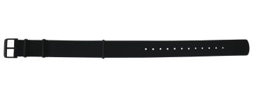 Correa de reloj Seiko SSK025K1 / 4R34-00C0 / L0PF011M0 Cuero/Plástico Negro 20mm
