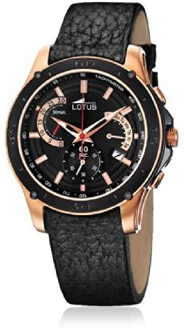 Correa de reloj Lotus 9992-4 Cuero Negro 20mm