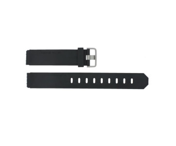 Jacob Jensen correa de reloj 732 / 700 / 733 / 753 / 754 / 712 / 741 / 750 / 650 / 651 / 670 / 672 / 690 / 691 Caucho Negro 17mm
