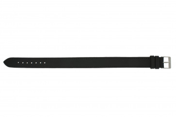 Correa de reloj Universal 61002.10.18 Cuero Negro 18mm
