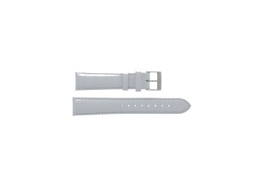 Correa de reloj Hugo Boss 659302209 / 2209 / HB-91-3-14-2207S Cuero Blanco 18mm