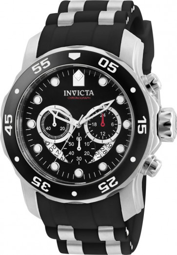 Correa de reloj Invicta 6977 / 6978 / 6979 Caucho Negro 26mm