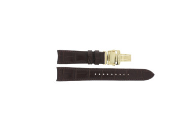 Correa de reloj Seiko 6A32-00Y0 / 5D88 0AG0 / SNQ144P1 /L0C8012K0 Cuero Marrón 21mm