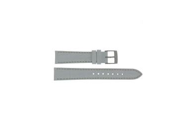 Horlogeband Seiko SNDY42P2 / 7T92-0MJ0 Leder Wit 16mm