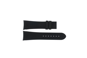 Correa de reloj Edox 80088 Silicona Negro 24mm
