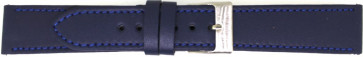 Correa de reloj Universal 804.05.14 Cuero Azul 14mm