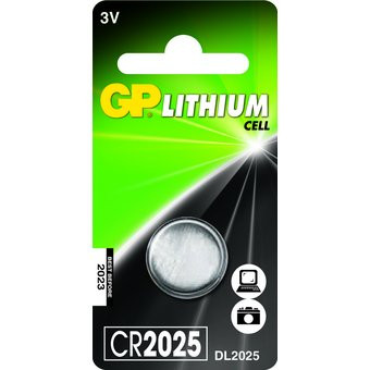 GP Pila de botón Batería CR2025 - 3v